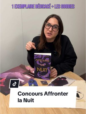 A post by @pocket_jeunesse on TikTok caption: Tentez de remporter un exemplaire dédicacé par Marie Reppelin d'Affronter la nuit + les goodies exclusifs ! Pour participer : - suivez @pocket_jeunesse, - invitez un.e ami.e dans les commentaires avec qui vous iriez affronter les dragons, 5 personnes seront tirées au sort  Bonne chance ! 🍀 - concours ouvert aux résidents de France métropolitaine, Belgique et Suisse - Résultat le 07/02 #pocketjeunesse #pkj #livre #bookstagram