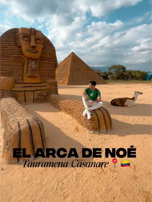 A post by @jordanrrosas on TikTok caption: ¡Descubre el misterio y la magia de las pirámides de Egipto y el Arca de Noé en Tauramena, Casanare! Este impresionante parque temático te transportará a través del tiempo y el espacio hasta la antigua civilización egipcia y la época del diluvio universal. Explora las majestuosas réplicas de las pirámides de Keops, Kefrén y Micerino, y descubre los secretos del Arca de Noé. Disfruta de una experiencia única y emocionante para toda la familia. ¡No te pierdas la oportunidad de visitar este lugar increíble! #ParqueTematico #PirámidesDeEgipto #ArcaDeNoé #Tauramena #Casanare #Turismo #Aventura #Familia