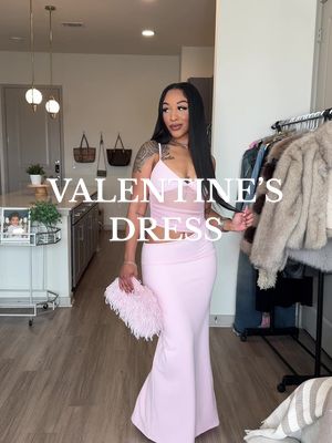 A post by @cec_marie95 on TikTok caption: Idk its just something about this color🌸🎀👛   dress @White Fox Boutique use my code “CECILYMARIE” 🔍 Call me up maxi dress  #GRWM #outfit #outfitinspo  #styleinspo #outfitoftheday #vday #valentinesdayoutfit #datenight #datenightoutfit #whitefox #whitefoxboutique 