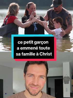 A post by @davidantoineofficiel on TikTok caption: BAPTÊME DE TOUT UNE FAMILLE via ce petit garçon #jésus #Dieu #baptême #chrétien #christ #bible #foi #évangélique #france #christianisme 