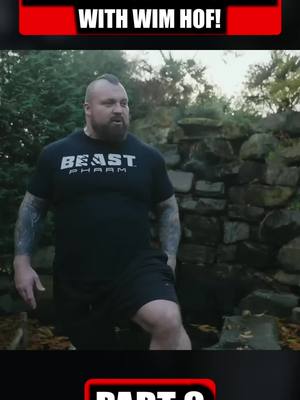 A post by @eddiehallwsm on TikTok caption: Eddie Hall Survives a day with Wim Hof Part 9 #eddiehall #eddiehallwsm #wimhof #thebeast