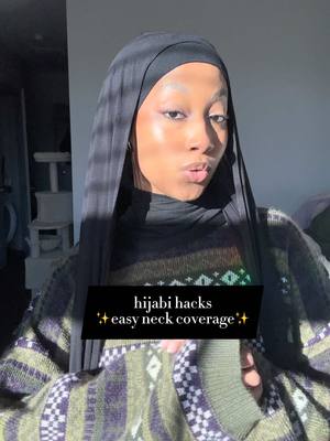 A post by @yasminjalloh on TikTok caption: this hack is soo simple i love it🤭 #hijabi #modestfashion #muslimah #fyp 