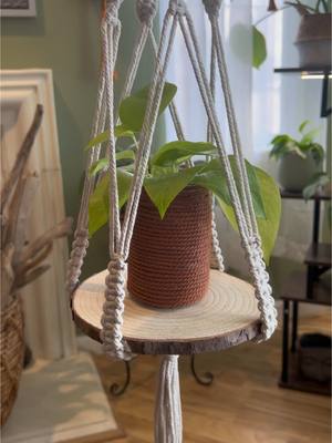 A post by @angscraftsncreations on TikTok caption: This plant hanger has been my best selling plant hanger in my shop for over a year now and it continues to be a favorite of mine! • Love this plant hanger? You can buy it on my Etsy…. OR… you can preorder my book Complete Starter Guide to Macrame, where this plant hanger “The Merek” is one of my 15 patterns featured in it!  • Complete Starter Guide to macrame is available for preorder and is linked in my bio. You can find it on Amazon, Barnes and Noble, and more!  • Cord used is a 4mm 4ply from @Nook Theory TikTok  • #macrame #macrameartist #macrameart #macrameplanthanger #macramebook #macramelove #planthanger #plantdecor #plantlover #handmadecraft #macrameauthor #completestarterguidetomacrame #macramehanging #diymacrame #angscraftsncreations  •