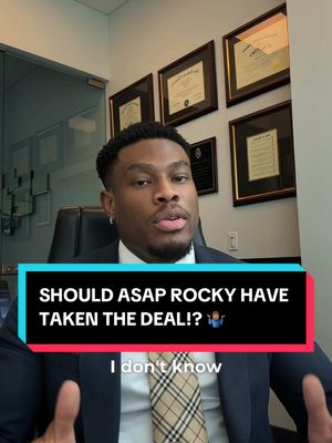 A post by @iamcaez on TikTok caption: SHOULD ASAP ROCKY HAVE TAKEN THE DEAL!? 🤷🏽‍♂️ What do you think? #lawyer #attorney #lawyersoftiktok #attorneysoftiktok #asaprocky 