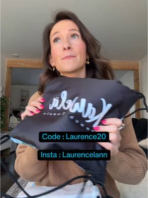 A post by @laurencelann on TikTok caption: J'ai hâte de faire ma vaisselle 🤭😂😍🩵 @Kawela.ca #unboxing 