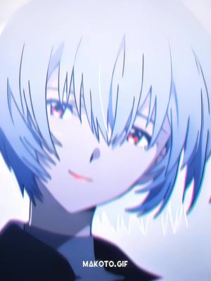 A post by @makoto.gif on TikTok caption: Ayanami #evangelion #rebuildofevangelion #reiayanami #asukalangley #anime #animeedit 