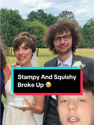 A post by @newswithasb on TikTok caption: Stampy And Squishy Broke Up 😳 #stampy #stanpylongnose #sqaishey #heartbreak 