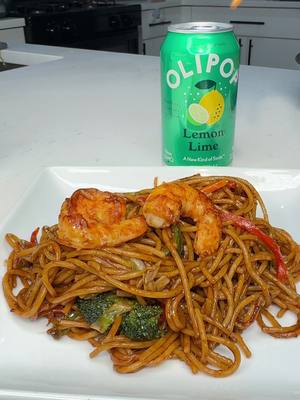 A post by @daronthechef on TikTok caption: Shrimp Lo Mein  1 Pound Shrimp  1 Teaspoon of Baking Soda  Pinch of Kosher Salt, White Pepper and Ground Ginger  1 Tablespoon of Oyster Sauce  1 Tablepsoon of Cornstarch  Sauce: 1/4th Cup of Light Soy Sauce AND Dark Soy Sauce  1/4th of Water  1-2 Tablespoons of Oyster Sauce  1 Half Cup  of Brown Sugar  1 Tablespoon of Rice Wine Vinegar  Splash of Shaoxing Wine  1 Carrot Sliced  1 Cup of Sliced Cabbage  1 Half of A Red Pepper  3 Stalks of Green Onion  1 Zucchini Squash Diced  1 Broccoli Crown  In The Petri Dish: 2 Whites of Green Onion stalk 2 garlic cloves diced  1 small piece of ginger diced.  #Foodie #seafood 