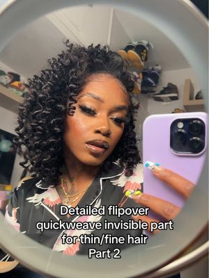 A post by @laurasiaandrea on TikTok caption: The BEST HAIR for a #quickweave is beauty supply store hair💯! My go to packed hair to use is from @Vivaceusa_official and it comes in many lengths and textures. If you have #thinhair or #finehair, I also show how to blend your hair in an #invisiblepart using the best bonding glue from Red by kiss, so no tracks are showing. Stay tuned, and enjoy xoxo Mama fairyy 🤞🏾🧚🏾‍♀️ Hair used in the video: Maestro multi pack deep wave 14,16,18 @IVY Beauty  #flipoverquickweave #laurasia #laurasiaandrea #laurasia_yt #laurasiaandreapcos #explore #fyp #blackgirl #5k #viral #hairtok #hair #vivace #maestro #maestrobundle #humanhair #quickweave #redbykiss #bondingglue   