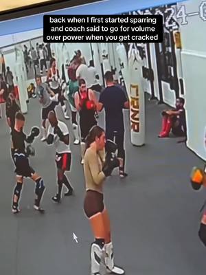 A post by @hcrowls on TikTok caption: swear I have more control now 🥲 #muaythai #sparring #sparringday🔥🥊 