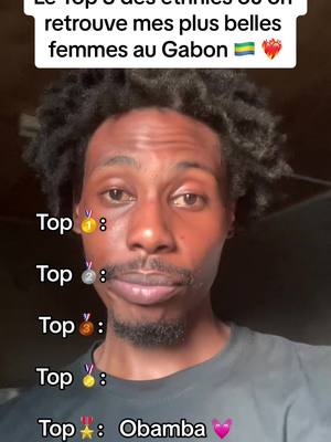 A post by @llord_bourgeois on TikTok caption: Le Top 5 des ethnies ou on retrouve mes plus belles femmes au Gabon 🇬🇦 ❤️‍🔥