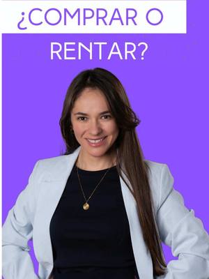 A post by @theriverarealtor on TikTok caption: Comprar o rentar? 🤔 #realestate #inversion #casa #theriverarealtor 