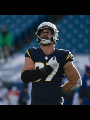 A post by @chargers on TikTok caption: hello joseph anthony bosa #joeybosa #core #sports #chargers #nfl #football #bosabrothers 