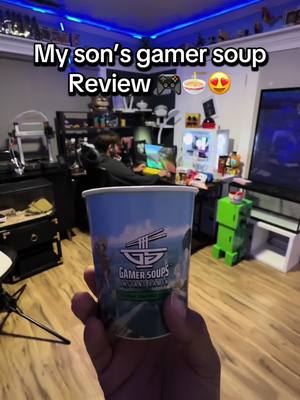 A post by @theleoseriesofficial on TikTok caption: My son loves gamer soup 🎮🍜❤️