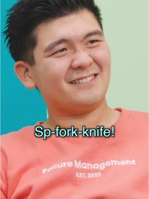 A post by @steven_he on TikTok caption: Sp-fork-knife? | Fish Bowl 2 @Karalynn Dunton @Amy (AMarieByTheSea) @Chris Barnett 