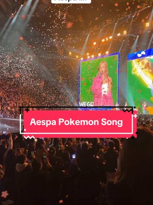 A post by @doctordotarmy on TikTok caption: Pokemon Aespa Concert Oakland  #aespa #aespamy  #kpop #pokemon #wego #doctordotarmy #fyp #trending #aespaconcert #winteraespa #karinaaespa #giselleaespa #ningningaespa #aespasynkparallelline #aespaworldtour @aespa official