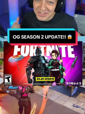 A post by @packapuncheryt on TikTok caption: OG FORTNITE SEASON 2 UPDATE IS HERE!! 😱😍 #fortnite #Gaming #fortniteclips #GamingonTikTok #ogfortnite #fortnitememes