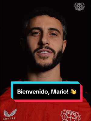 A post by @bayer04 on TikTok caption: 👀 A new chapter begins… ⚫🔴 #Bayer04 #Werkself #Hermoso  