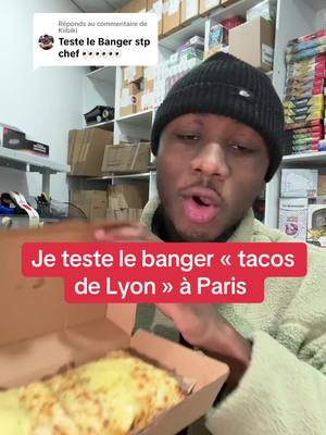 A post by @cabezer225 on TikTok caption: Réponse à @Kiibiki je teste le banger qui font des « tacos lyonnais » à Villepintes, on va voir si c’est bon avec @Kiibiki #degustation #cabezerdegustation #tacos #fyp 