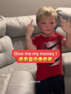 A post by @ehculo on TikTok caption: Part 1 | 🤣 Toddlers said ‘Give me my money!’ but got BETRAYED instead 💀😂 #givememymoney #funnybaby #toddlerhumor #babyprank #funnytoddlers #parentinghumor #babyreaction #hilariouskids #funnykids #babylaughs #kidpranks #pranktok #comedygold #babyfails #viraltiktok #relatable #fyp #cyb #xyzabc #kidstiktok #funnybaby #cutebaby #toddlersoftiktok #xyzbcafyp 