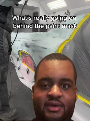 A post by @inlinepaintandbody on TikTok caption: Only the bops going through my head • Link in bio to visit my online store • #paint #bodyshop #bluecollar #painting #satisfying #autobody #car #truck 