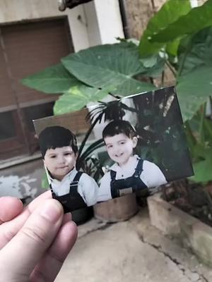 A post by @antiquesreviewers on TikTok caption: me and my Brother in 1982 ,same Place, different world # difference #past  #dream #kids #Love 