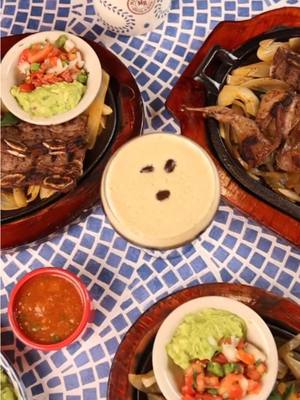 A post by @miranchotexmex on TikTok caption: ¡Viva la Fiesta! 🎉 New flavors have arrived at Mi Rancho, bringing bold bites and elevated sips to your table. Which one will be your new favorite? 🍽️🍸 🔥 Family Fiesta 🌮 Pal Suegro 🥩 El Tejano 🌺 Como La Flor ☕ Carajillo 🍸 Espresso Martini 🥃 Clase Alta  #mirancho #newitems #cocktails #foodies #trending #newreel #fyp #restaurants #mexicanfood 