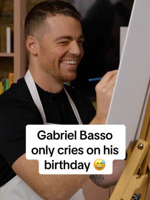 A post by @greatcompanypodcast on TikTok caption: Search “Great Company Gabriel Basso” on YouTube to watch the full episode 🙌  Gabriel Basso only cries on his birthday and I simply can not relate 😅 watch The Night Agent actor paint my portrait in a special bonus episode of Great Company.  OUT NOW 📢 Watch on YouTube only! @jamie  #gabrielbasso #thenightagent #netlfix #jamielaing #greatcompanypodcast 