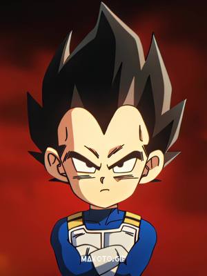 A post by @makoto.gif on TikTok caption: #dragonball #dragonballdaima #vegeta #supersaiyan #anime #animeedit 