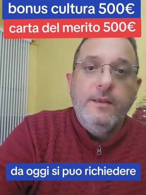 A post by @carminelarocca0 on TikTok caption: #assegnodiinclusione #cartacultura #cartadelmerito 