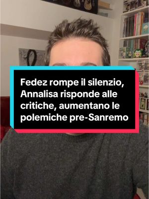 A post by @alvisesalerno on TikTok caption: “Sono stanco capo”. Ahhh ho dimenticato Rose Villain nel listone!! #sanremo #sanremo2025 #fedez #annalisa #achillelauro #malgioglio #carloconti #rosevillain 