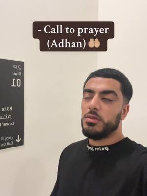 A post by @ibiidris on TikTok caption: Staircases have the best echo hands down, there was 0 edits on this.  #fyp #ibiidris #muslim #foryoupage❤️❤️ #islamic #adhan #islamic_video #quranrecitation 