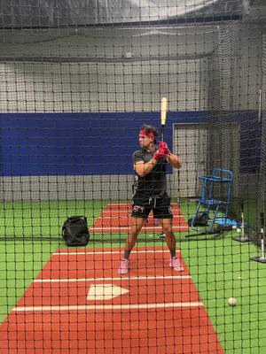 A post by @aaronantonini_thecatcher on TikTok caption: Some of today’s swings ⚾️🌊 #baseball #baseballlife #baseballtiktoks #hitting 