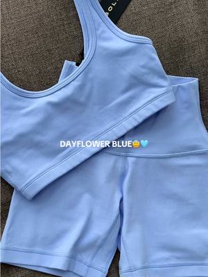 A post by @marisimxo on TikTok caption: Neww newww: Dayflower blue 😍🩵 Aritzia is killing it with these colour drops lately 🦋 #aritzia #aritziahaul #tna #fyp @Aritzia 