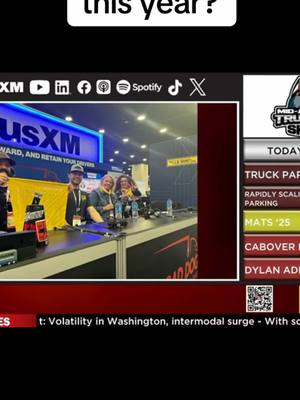 A post by @fwwhatthetruck on TikTok caption: Who is coming to MATS this year? #mats #truck #trucking #midamericatruckshow #shipping #truckparkingclub #trucklarking #logistics #supplychain #whatthetruck #freightwaves @Truck Parking Club 