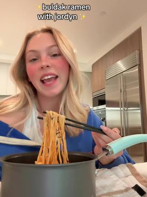 A post by @jordynjones on TikTok caption: should i make this a new series?  🍜 @Bloom Nutrition #fyp #guthealth #bloompartner #bloating #tiktok 