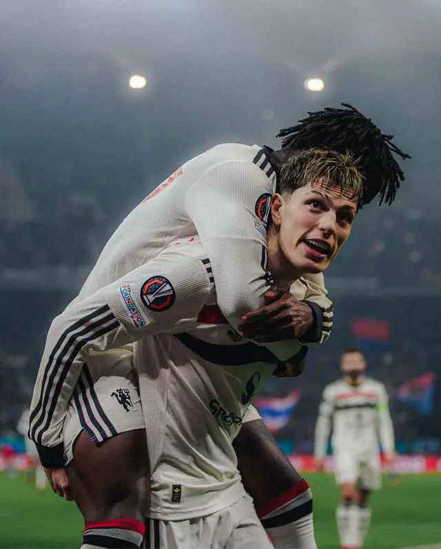 A post by @garnacho7 on TikTok caption: About last night 🅰️ 🥶🤞🏾 Round of 16 🔜