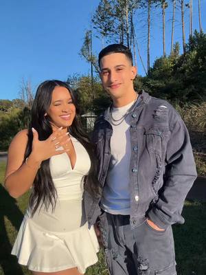 A post by @isaacandandrea9 on TikTok caption: It happened❤️ #viral #couple 