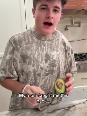 A post by @brockandboston on TikTok caption: I think I should start a series of things my mom has taught me… This one is so useful if you don’t want to waste your avacados 🤝