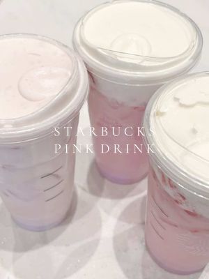 A post by @sophsoph207 on TikTok caption: no valentines cake pop but we got the pink birthday cake 🎂 🎀 #starbucks #refresher #starbucksbarista #starbuckshack #cakepop #starbuckssecretmenu #pinkdrink #ValentinesDay 