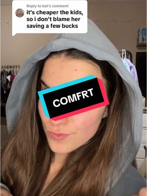 A post by @official.ally.a.54 on TikTok caption: Replying to @kat  ##comfrtclothing #comfrt #shortgirproblems #sweatpants #shortgirl #comfrtkids 