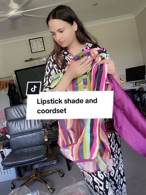 A post by @infinityattractions on TikTok caption: Replying to @rozeljapnam @nutrimetics #indianpunjabisuit #punjabisuitswag #lipstick #lipshack #lipstick 