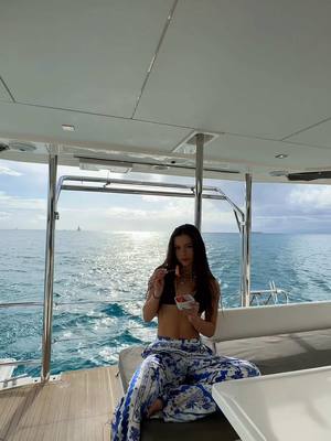 A post by @llaurengibson on TikTok caption: still in shock... the dolphins are you kidding😭 @Vik White @MANA Cruises + Charters 