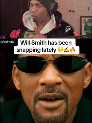 A post by @gl0balofficial on TikTok caption: Will Smith has been snapping lately 😤✍️🔥 #willsmith #rap #hiphop #rapping #raptok #music #reaction @Will Smith 