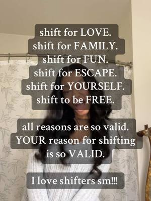 A post by @shaysplanett on TikTok caption: live laugh love shifting #shifttok #shiftingrealities #shifting 