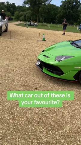 A post by @supercars.of.england on TikTok caption: Comment what cars your favourite out of those #london #fyp #blowthisupp #ferrari #diditfirstbeat 