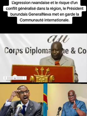 A post by @congomonpays on TikTok caption: #CapCut L’agression rwandaise et le risque d’un conflit généralisé dans la région, le Président GeneralNeva met en garde la Communauté internationale.#congotiktok🇨🇩 #kinshasa_mboka_na_biso #🇨🇩🇨🇩🇨🇩🇨🇩🇨🇩✌️✌️mbokaelengi #congo🇨🇩 #kinshasa🇨🇩 #kinshasa #🇨🇩🇨🇩 #🇨🇩🇨🇩🇨🇩🇨🇩 #🇨🇩 #243congolais🇨🇩 #243 #243🇨🇩 #burunditiktok🇧🇮 #rwandatiktok🇷🇼 