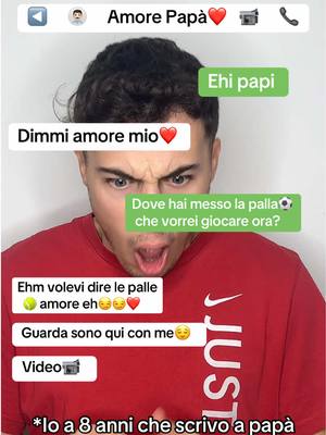 A post by @orlandinho8.kfc on TikTok caption: Papà avrà capito che ero il figlio? #dad #mom #chat #balls #foryou #perte #viral #tiktok #fyp 