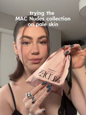 A post by @mollerina_ on TikTok caption: what is your fave @maccosmetics combo for pale skin? 👀 #paleskin #fairskin #palemakeup #cooltonedmakeup #lipcomco #coollipcombo #maclipstick @officialbrownthomas @Planet Beauty by Brown Thomas #gifted 