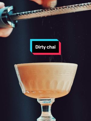 A post by @morgandrinkscoffee on TikTok caption: Shoutout to anyone who can catch my partner yelling about Marvel Rivals in the background while I recorded this 😅  Full recipe is on my blog, link in bio #barista #coffee #chai 